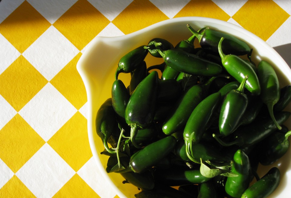 Jalapenos from the farmer's market