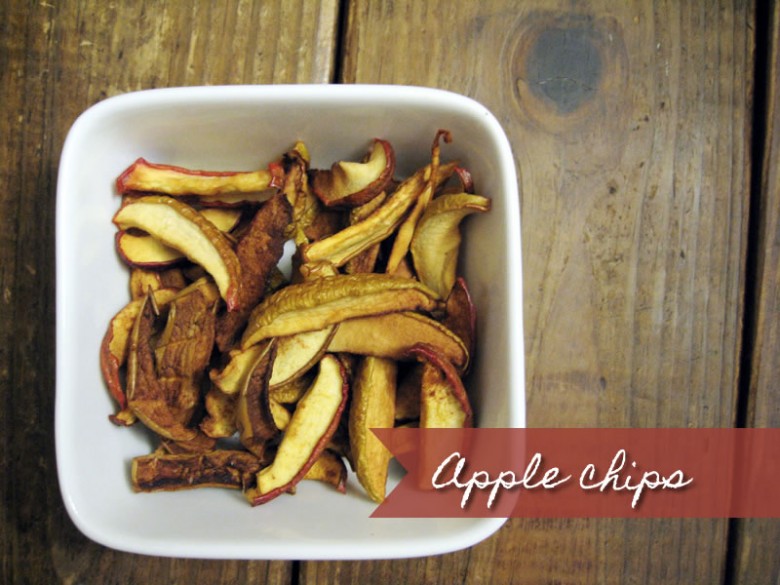 Apple Chips - Dehydrated apples with cinnamon