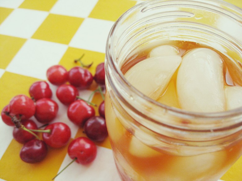 Glass of sun tea