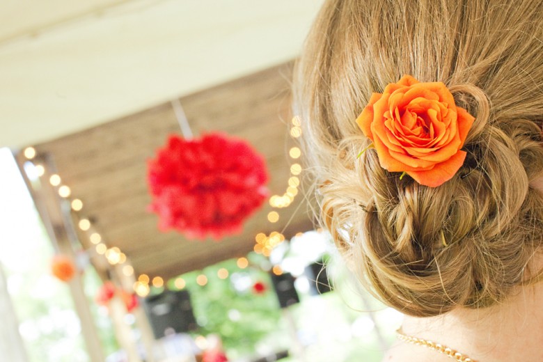 Flowers in our hair (Photo by Marni Mattner Photography)
